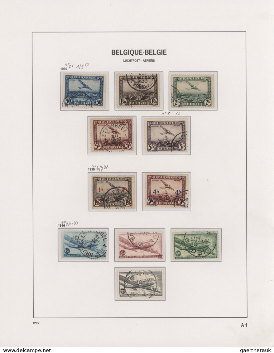 Belgium: 1930/1958 Air And Express Stamps: Double Collection Of All The Air Stam - Collezioni