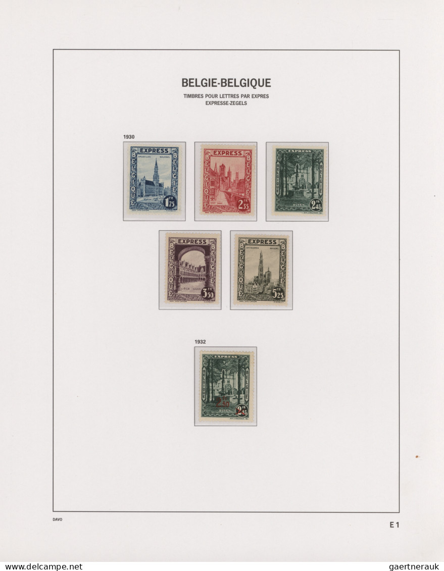 Belgium: 1930/1958 Air And Express Stamps: Double Collection Of All The Air Stam - Sammlungen