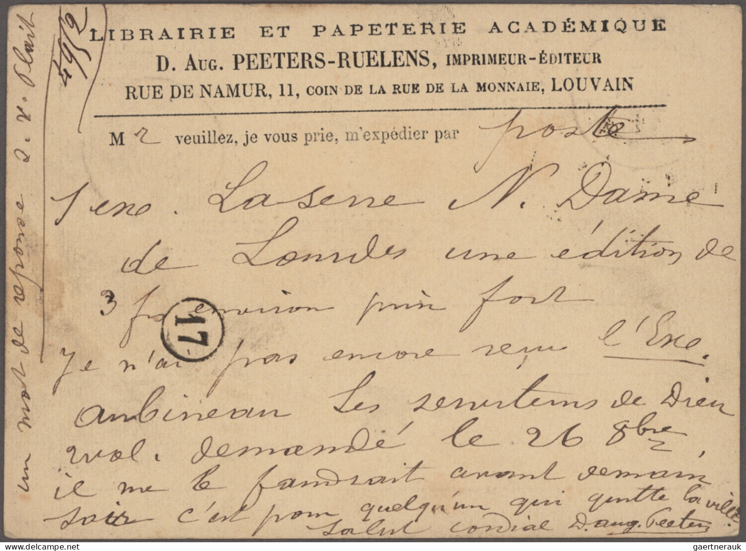 Belgium - Postal Stationery: 1871/1957, Balance Of Apprx. 254 Used/unused Statio - Otros & Sin Clasificación