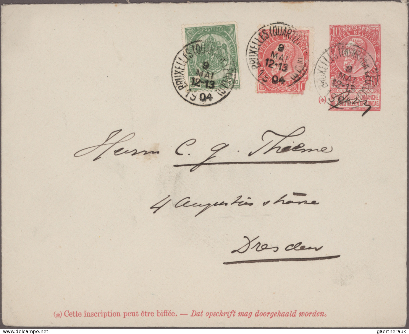 Belgium - Postal Stationery: 1876/1930 (ca.), Assortment Of Apprx. 62 Entires (u - Andere & Zonder Classificatie