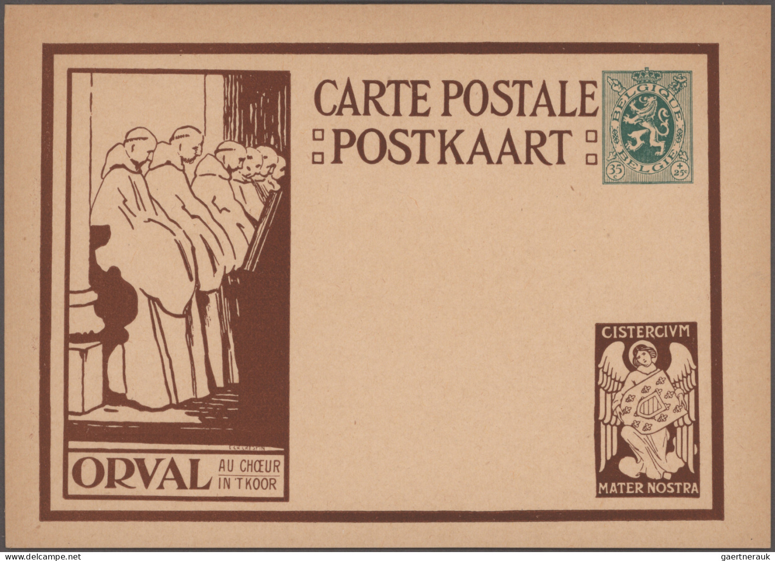 Belgium - postal stationery: 1900/1972, Pictorial/Advertising cards, assortment