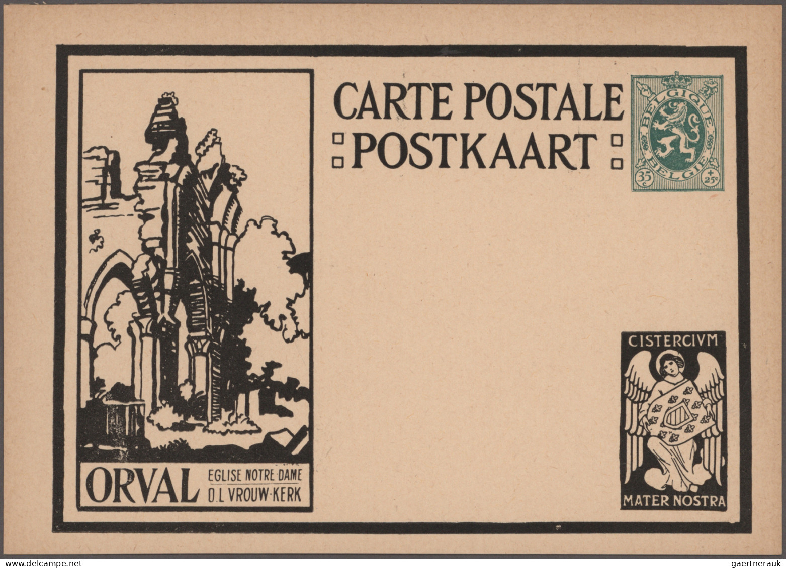 Belgium - postal stationery: 1900/1972, Pictorial/Advertising cards, assortment