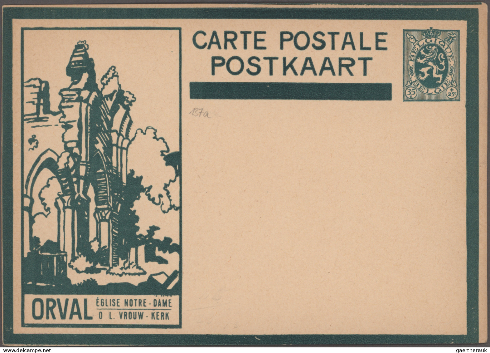 Belgium - postal stationery: 1900/1972, Pictorial/Advertising cards, assortment