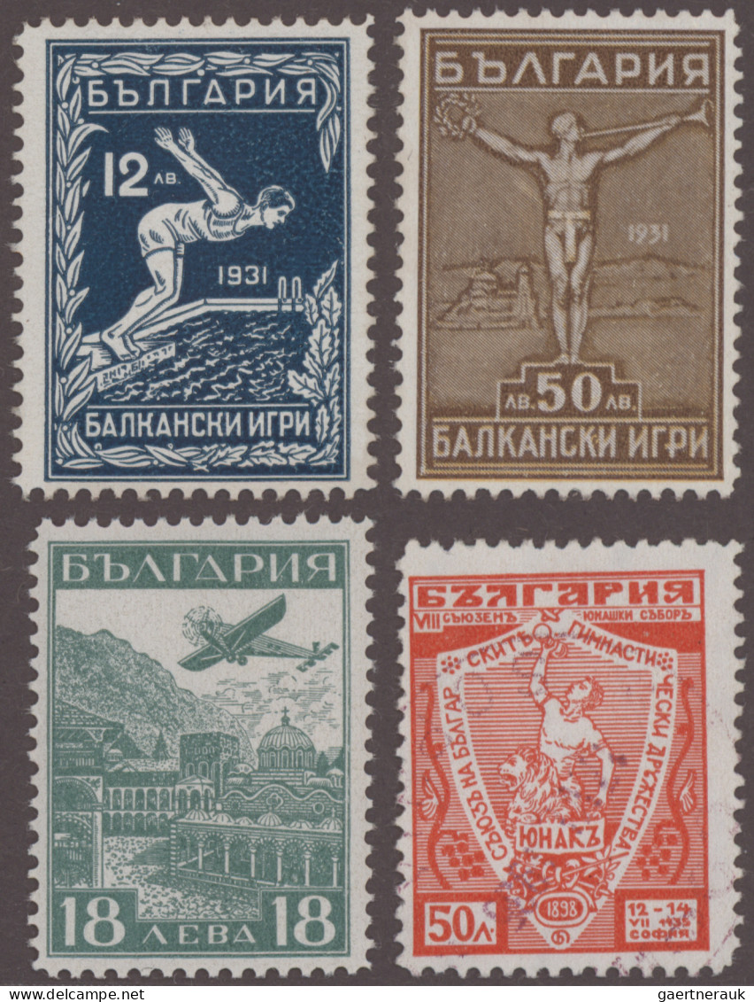 Bulgaria: 1879/1935 Group Of 15 Good Stamps, Mint Or Used, Including 1927 Air Se - Oblitérés
