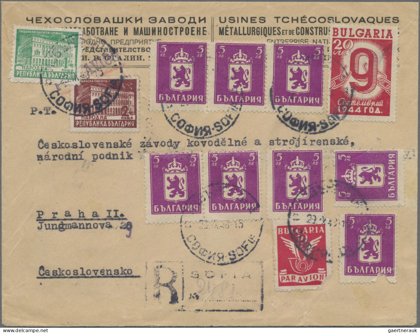 Bulgaria: 1900/1960 (ca.), Assortment Of Apprx. 116 Covers/cards, All Apparently - Briefe U. Dokumente