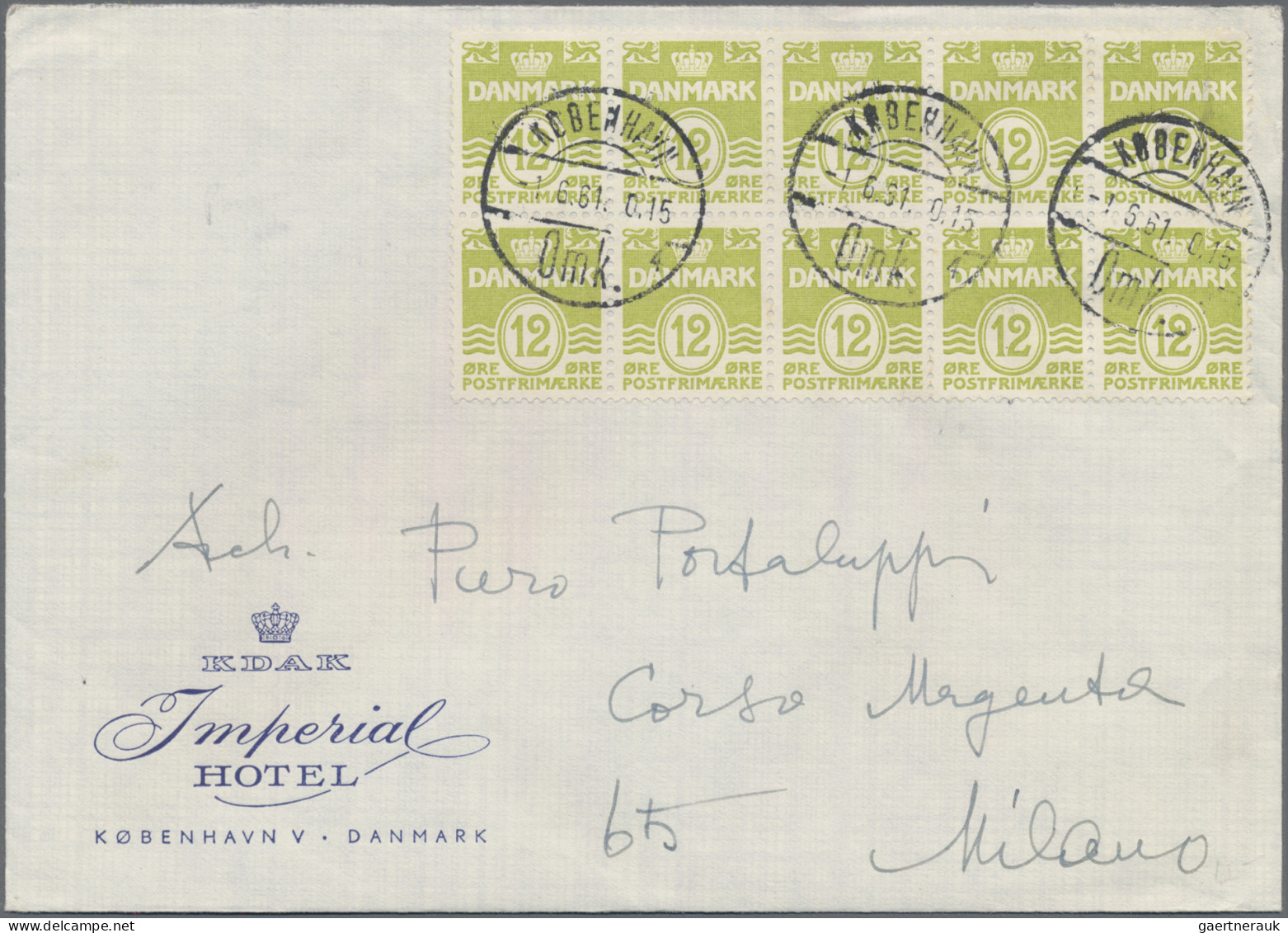 Denmark: 1857/1982, Assortment Of Apprx. 96 Covers/cards, Showing A Nice Range O - Autres & Non Classés