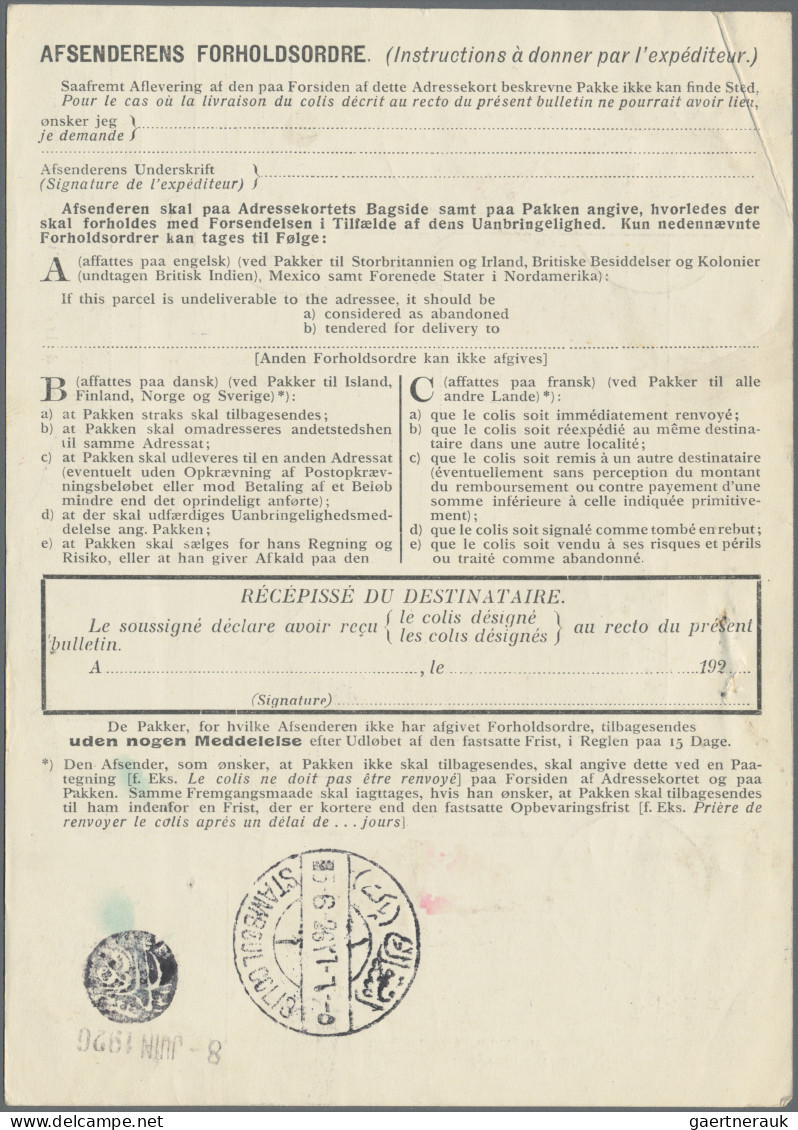 Denmark: 1920/1995, Parcel Depatch Forms/Freight Papers Etc., Assortment Of 50 I - Autres & Non Classés