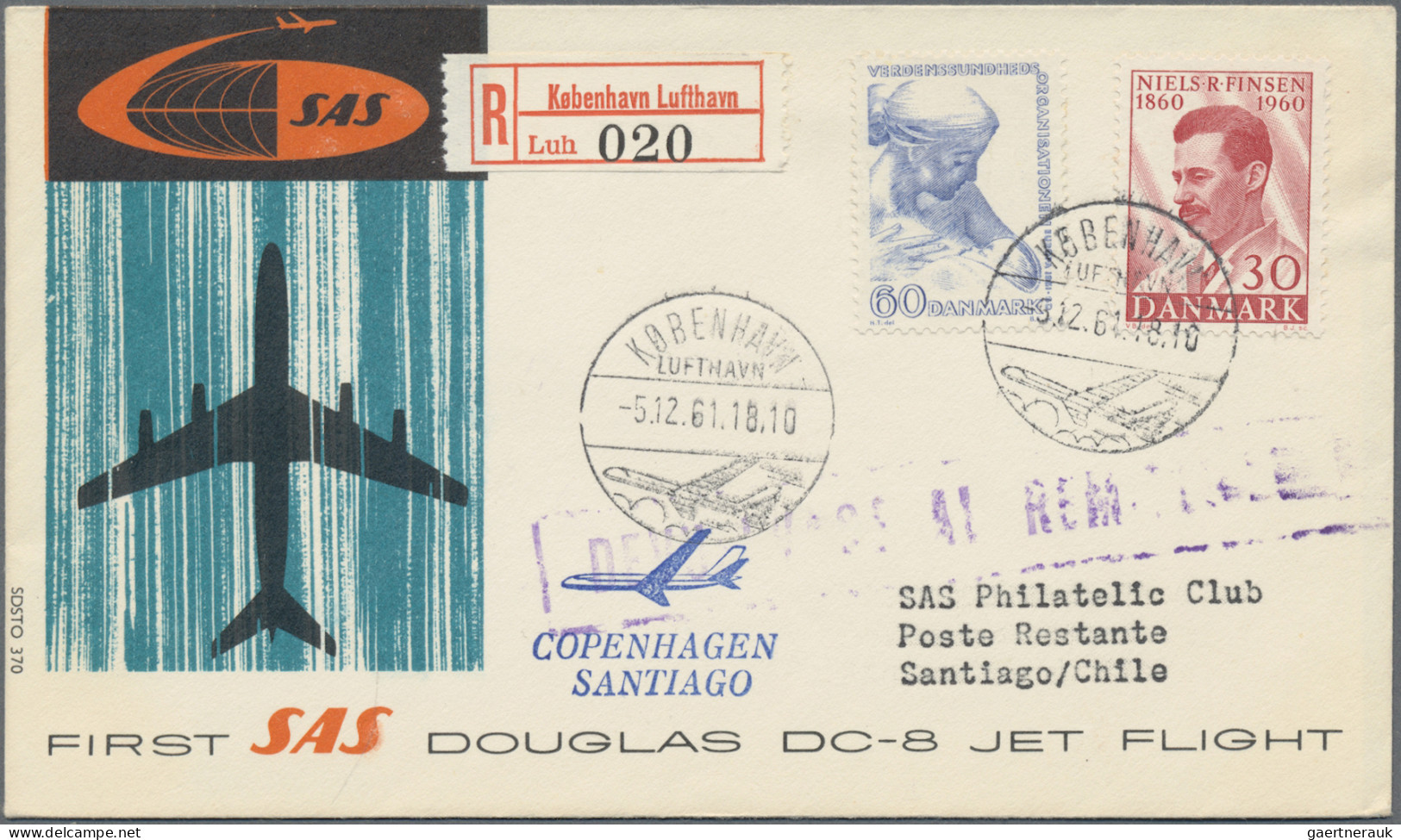 Denmark: 1936/1978, Assortment Of Apprx. 140 Airmail Covers/cards, Showing Espec - Sonstige & Ohne Zuordnung