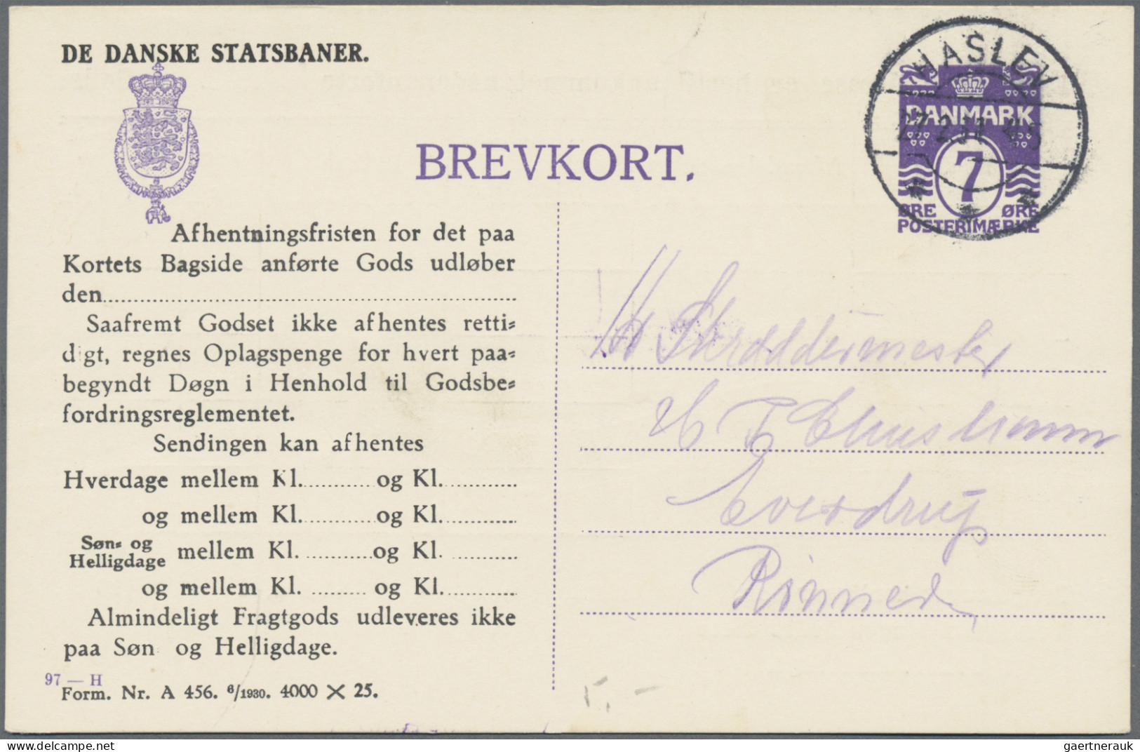 Denmark - Postal Stationery: 1876/1975, Lot Of 41 Used Stationeries Incl. Unseve - Ganzsachen