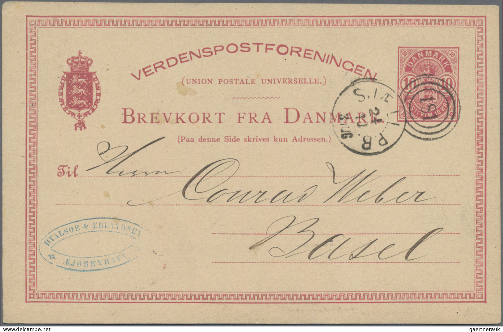 Denmark - Postal Stationery: 1878/1944, Lot Of 49 Commercially Used Stationery C - Postal Stationery