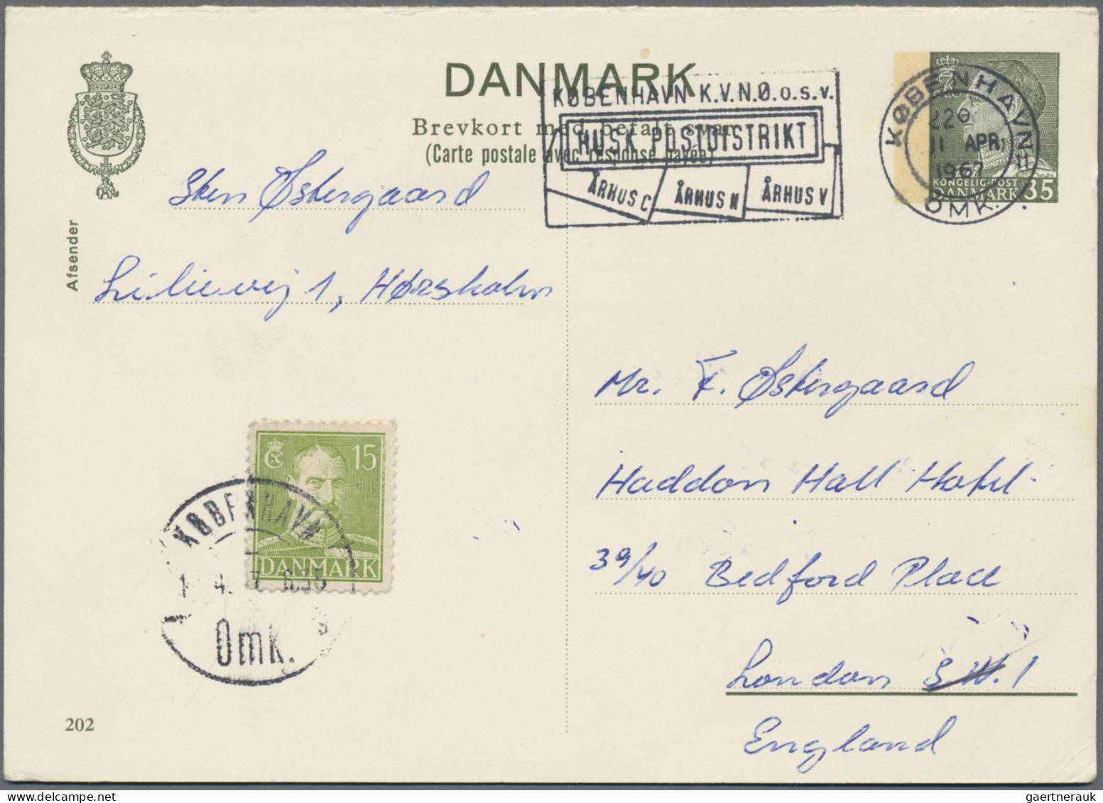 Denmark - Postal Stationery: 1880/1975 (ca.), Lot Of 41 Used Stationeries Incl. - Ganzsachen