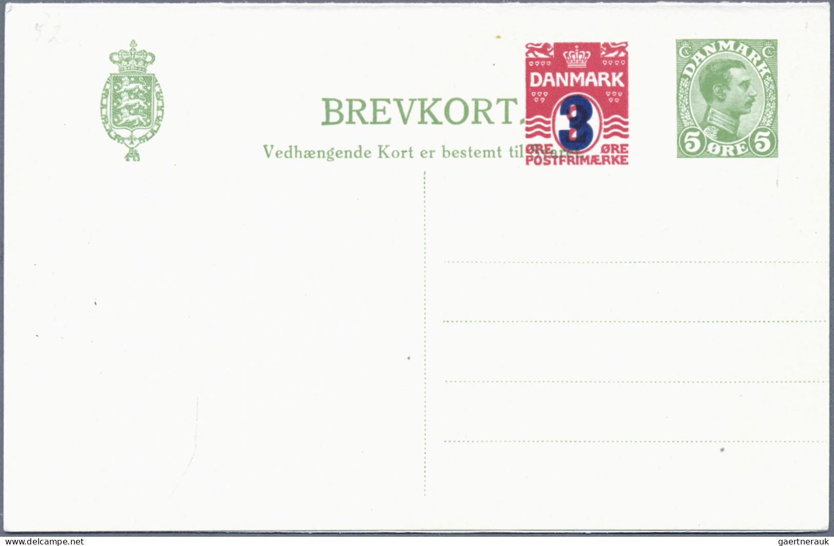 Denmark - Postal Stationery: 1885/1965 (ca.), Reply Cards (Double Cards), Collec - Enteros Postales