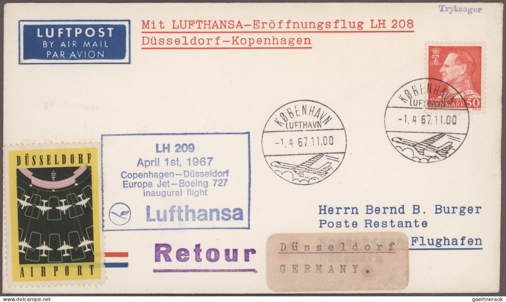 Denmark - post marks: 1947/1993, SPECIAL EVENT POSTMARKS, holding of apprx. 560