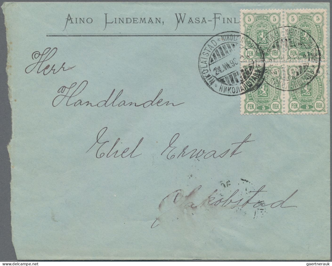 Finland: 1900/1950 (ca.), Assortment Of Apprx. 60 Covers/cards, Incl. Ship Mail, - Brieven En Documenten