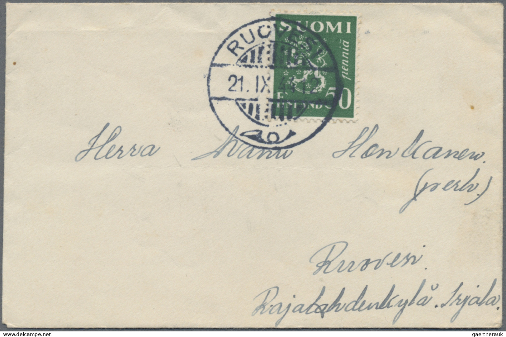 Finland: 1941/1990 (ca), Around 250 Finnish Fieldpost From WWII With A Wide Rang - Storia Postale