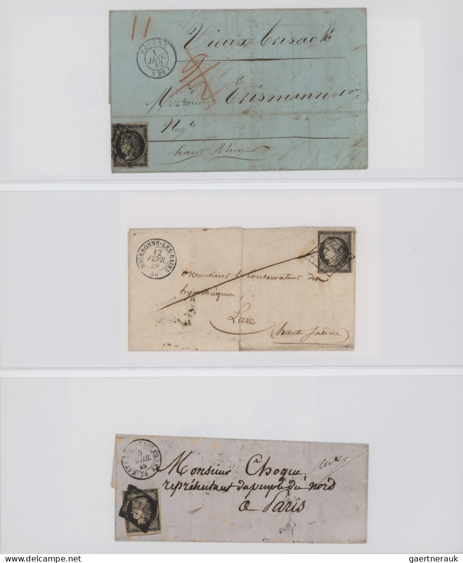 France: 1820/1950 (ca.), Collection Of Apprx. 360 Covers/cards From Some Stample - Collections