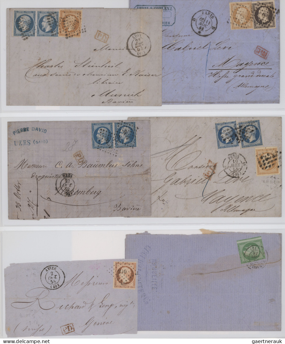 France: 1820/1950 (ca.), collection of apprx. 360 covers/cards from some stample
