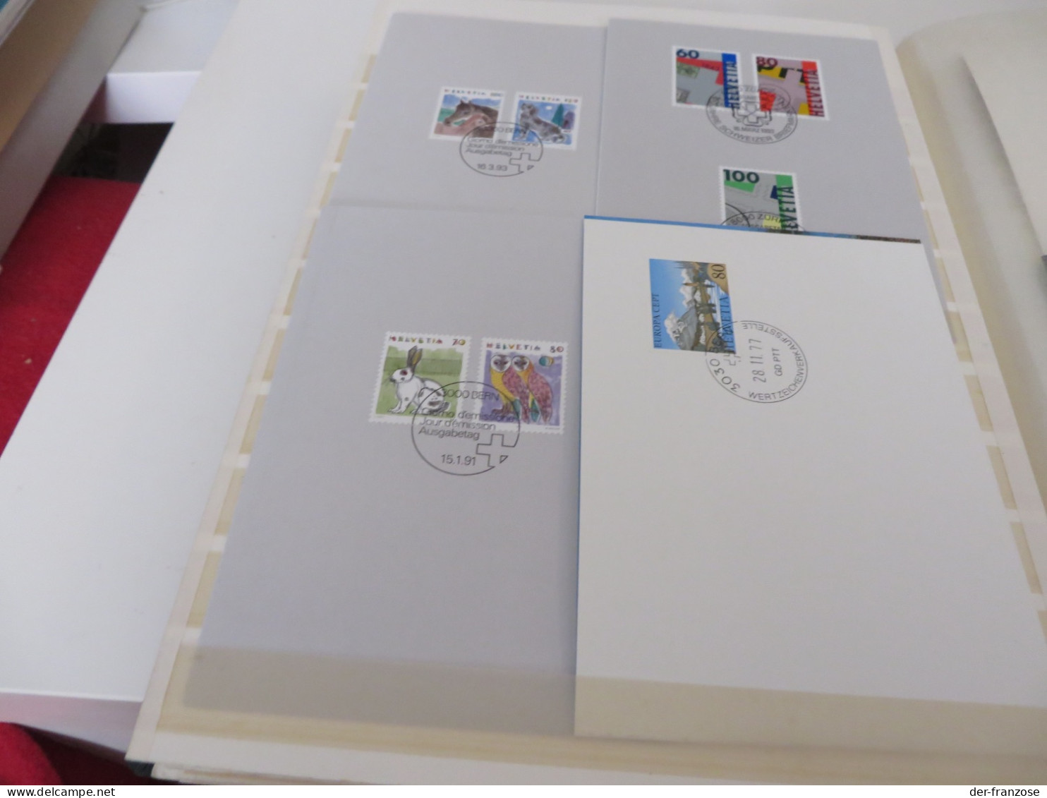 SCHWEIZ  Posten  Marken, SONDERSACHEN, BELEGE und GANZSACHEN  im  BINDER