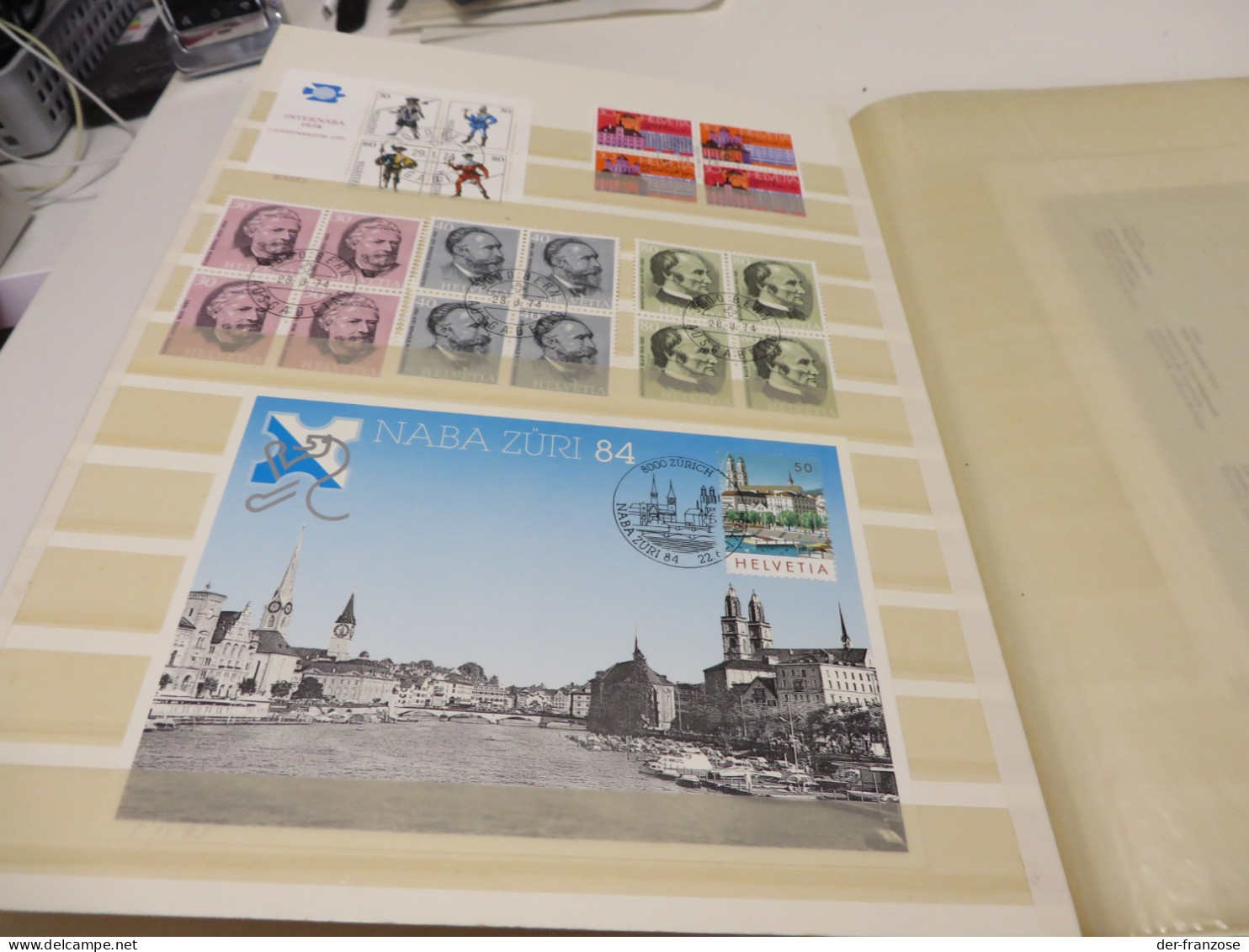 SCHWEIZ  Posten  Marken, SONDERSACHEN, BELEGE und GANZSACHEN  im  BINDER