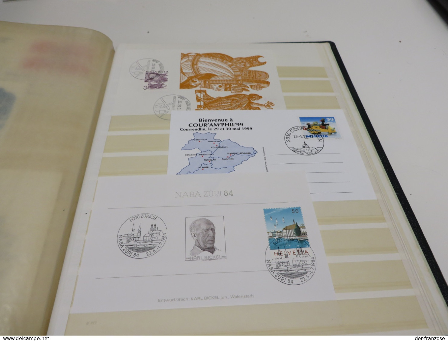 SCHWEIZ  Posten  Marken, SONDERSACHEN, BELEGE und GANZSACHEN  im  BINDER