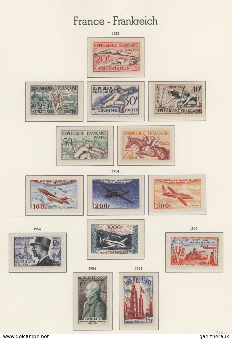 France: 1850/2008, Almost Exclusively POSTWAR PERIOD From 1945, Comprehensive Ba - Collections