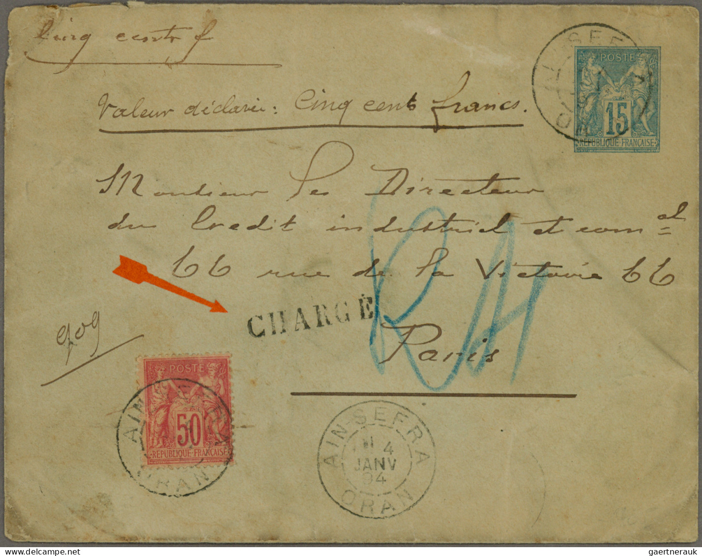 France: 1876-1900 Ca.: 11 Covers And Postcards Franked By Stamps Type Allegory, - Collezioni