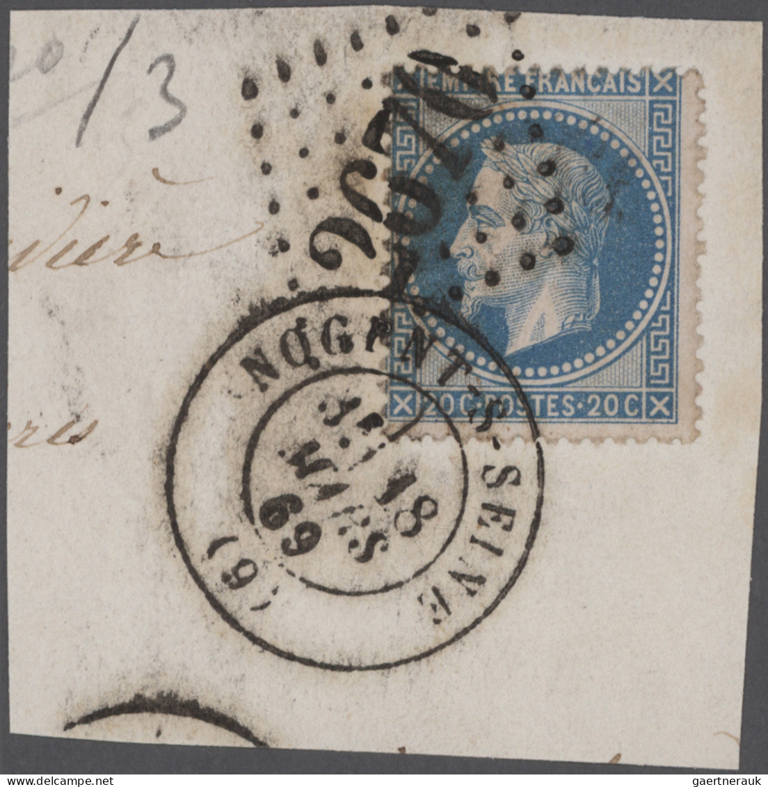 France - Post Marks: 1868/1871 (ca.), Much More Than 5000 Pieces Of Letters (inc - 1877-1920: Semi Modern Period