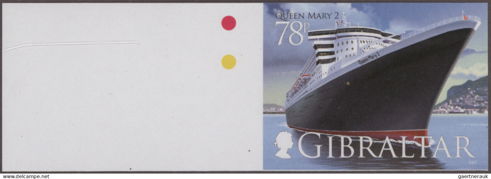 Gibraltar: 2001/2014. Collection containing 1562 IMPERFORATE stamps (inclusive s