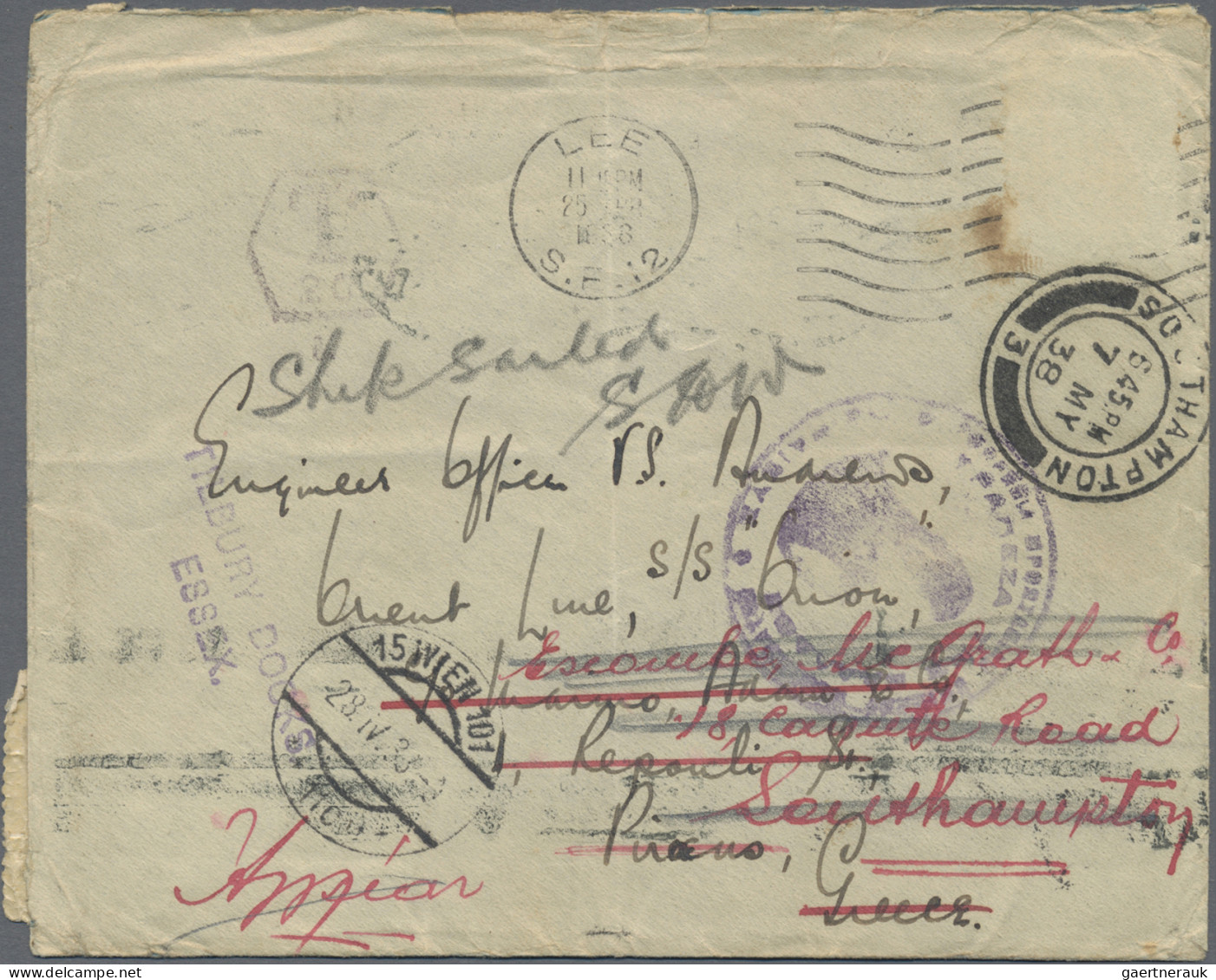 Greece: 1936/1941, Assortment Of 45 Covers/cards (14 To Foreign Destinations And - Briefe U. Dokumente