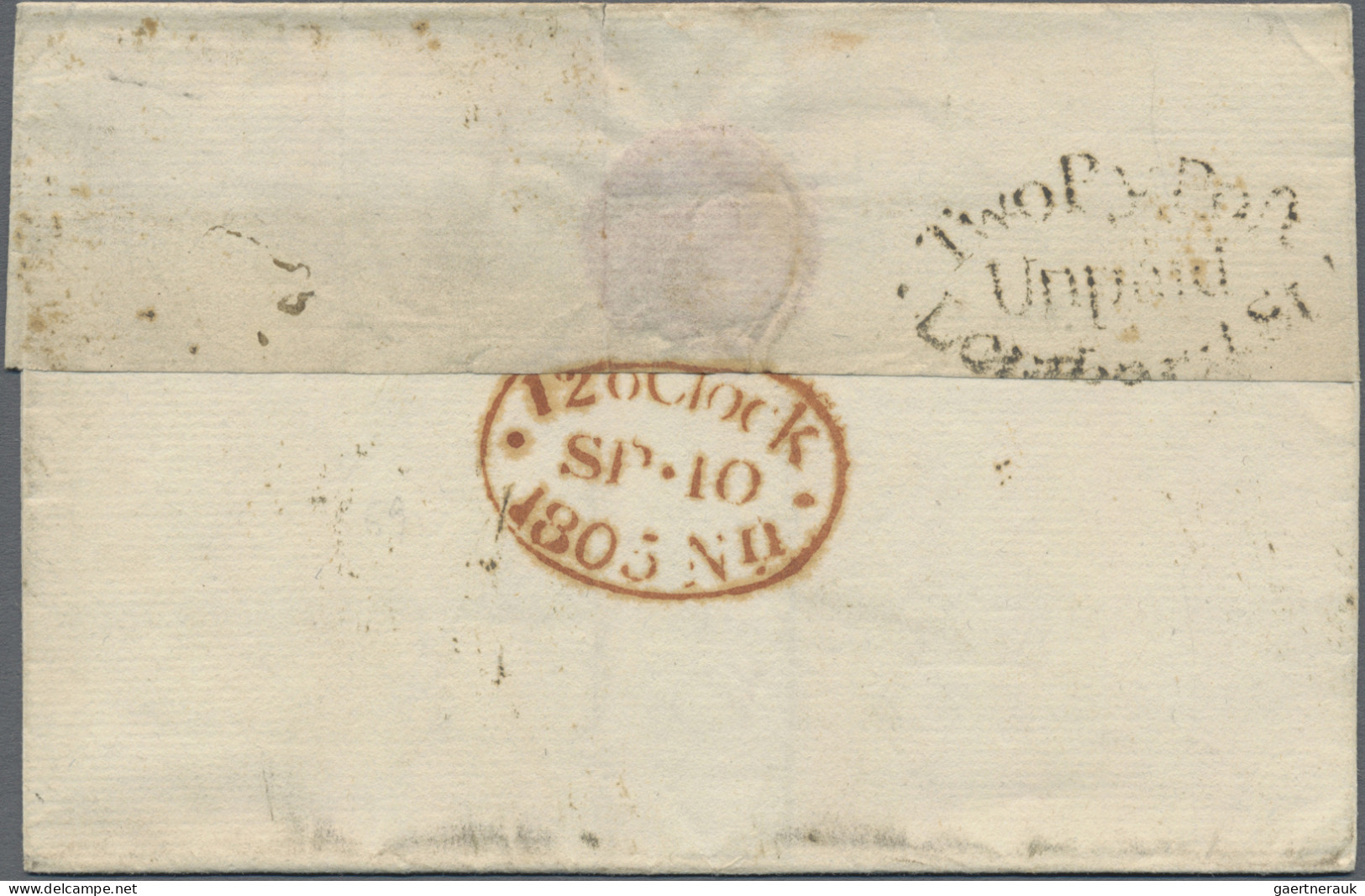 Great Britain -  Pre Adhesives  / Stampless Covers: 1790/1850 (ca.), Assortment - ...-1840 Voorlopers