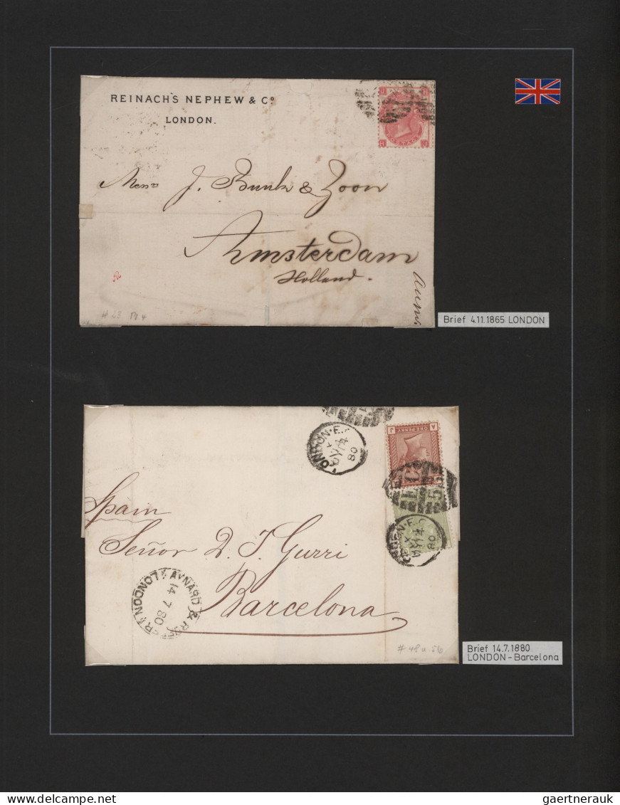 Great Britain: 1840/1900 Ca. QUEEN VICTORIA, Very Comprehensive Collection With - Autres & Non Classés