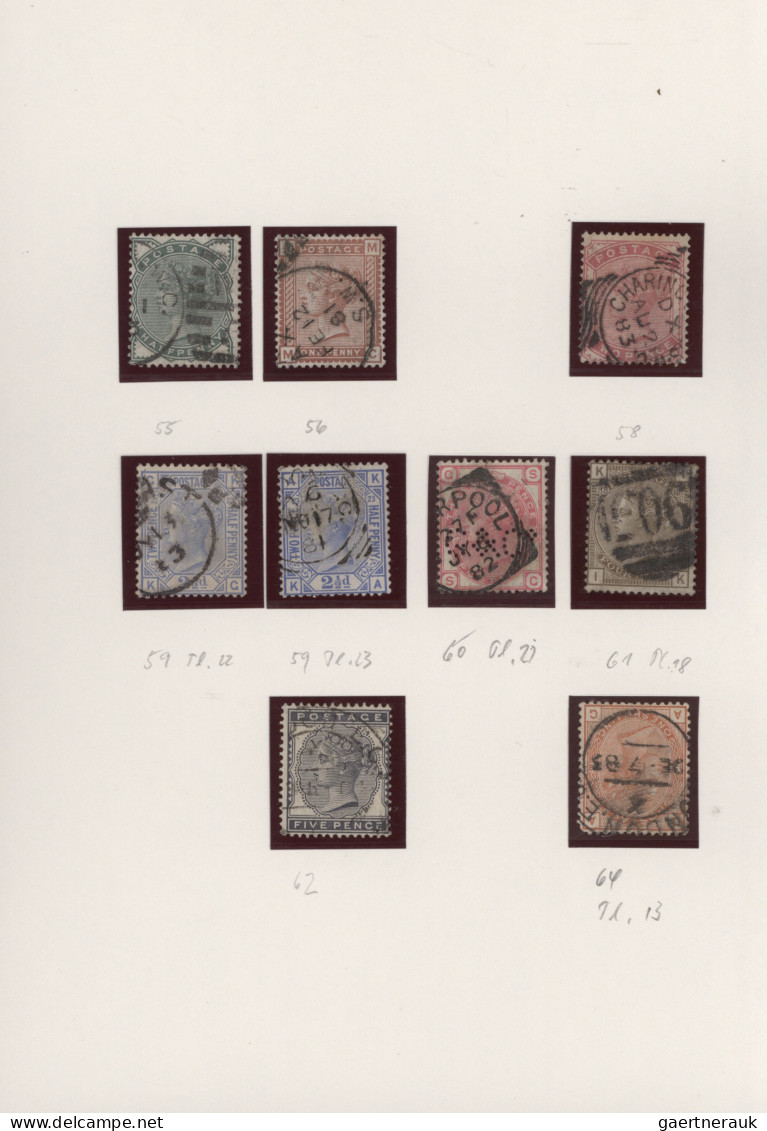 Great Britain: 1840/1910 Ca., Interesting Collection From QV To KEVII With Ca.19 - Other & Unclassified