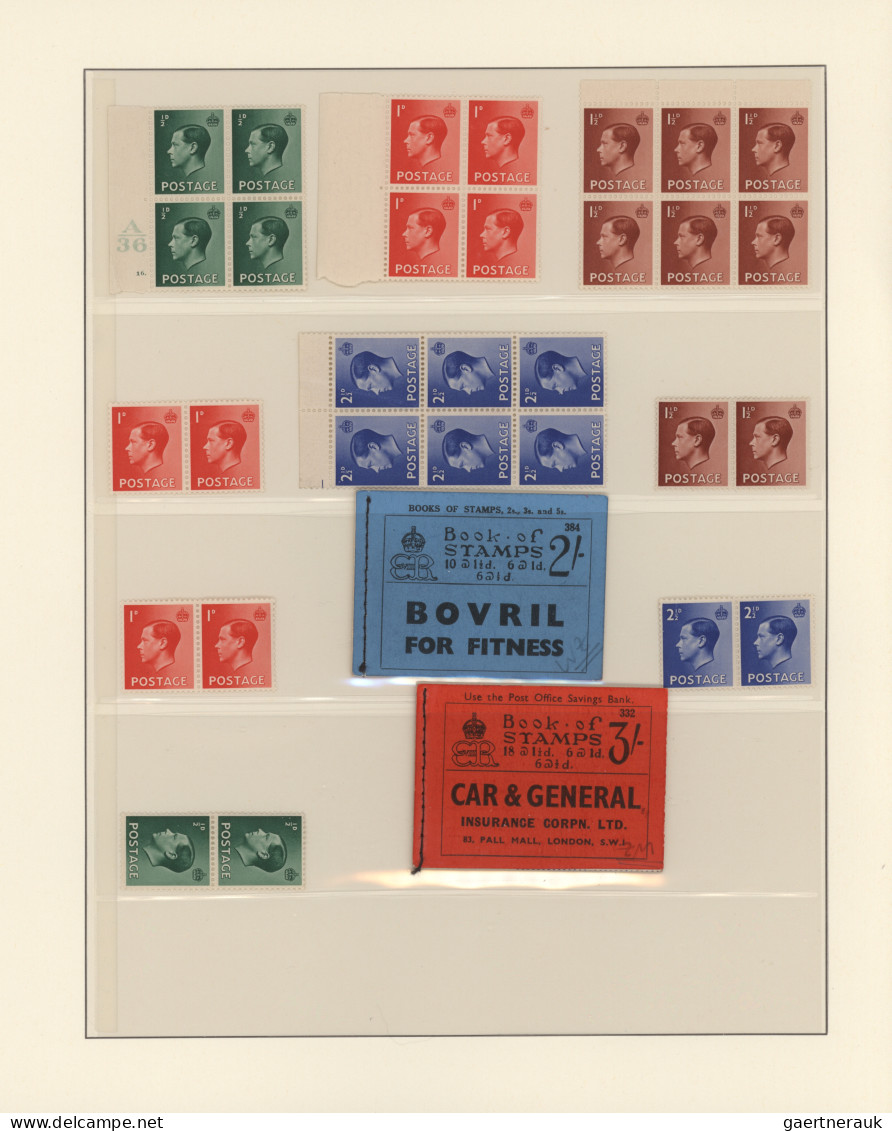 Great Britain: 1840/1960 (ca.), Mint And Used Collection In A Lindner Hingeless - Used Stamps