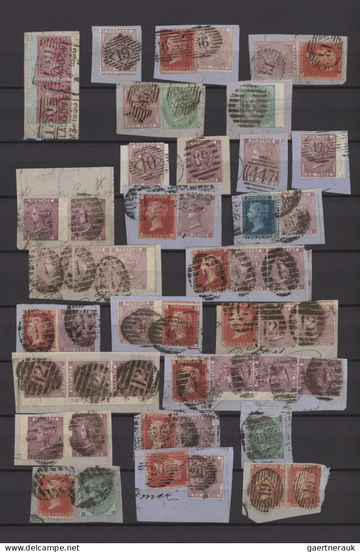 Great Britain: 1856/1910 (ca.), A Nice Used Selection Of QV Stamps Incl. Better - Usati