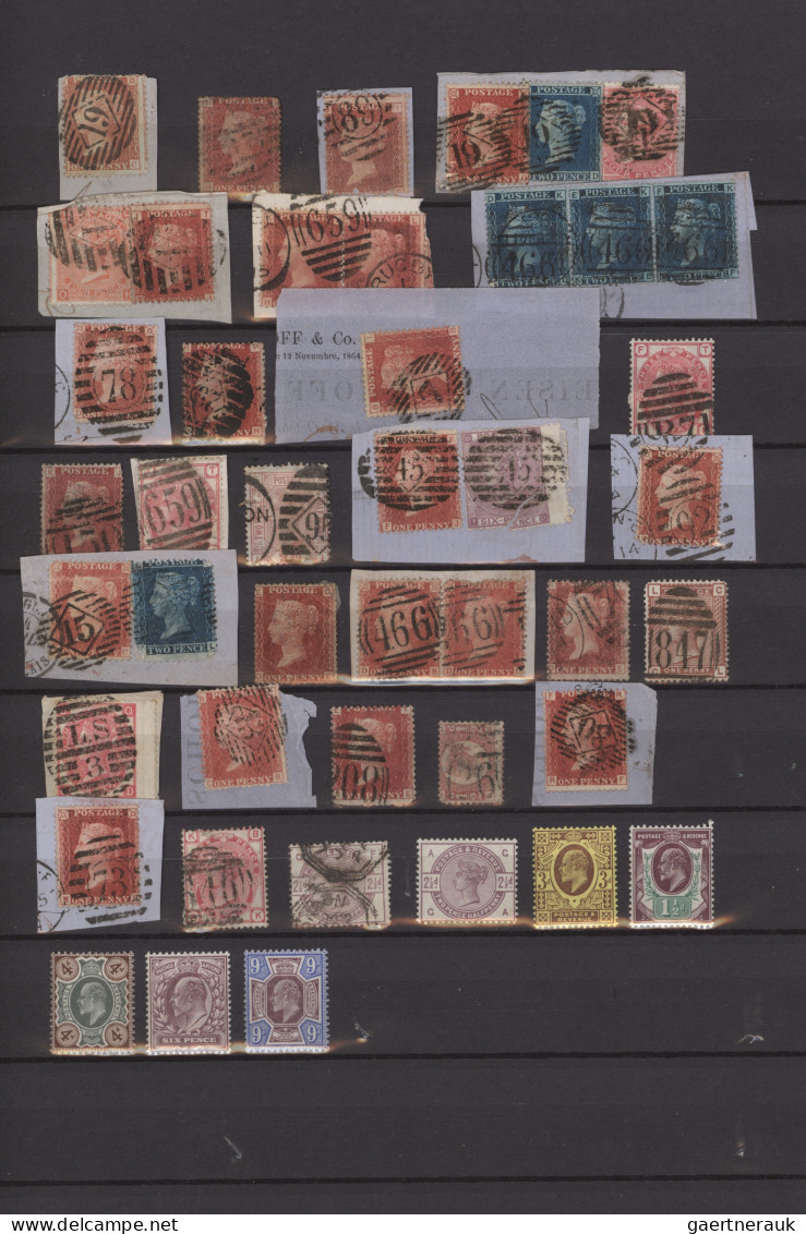 Great Britain: 1856/1910 (ca.), A Nice Used Selection Of QV Stamps Incl. Better - Gebraucht