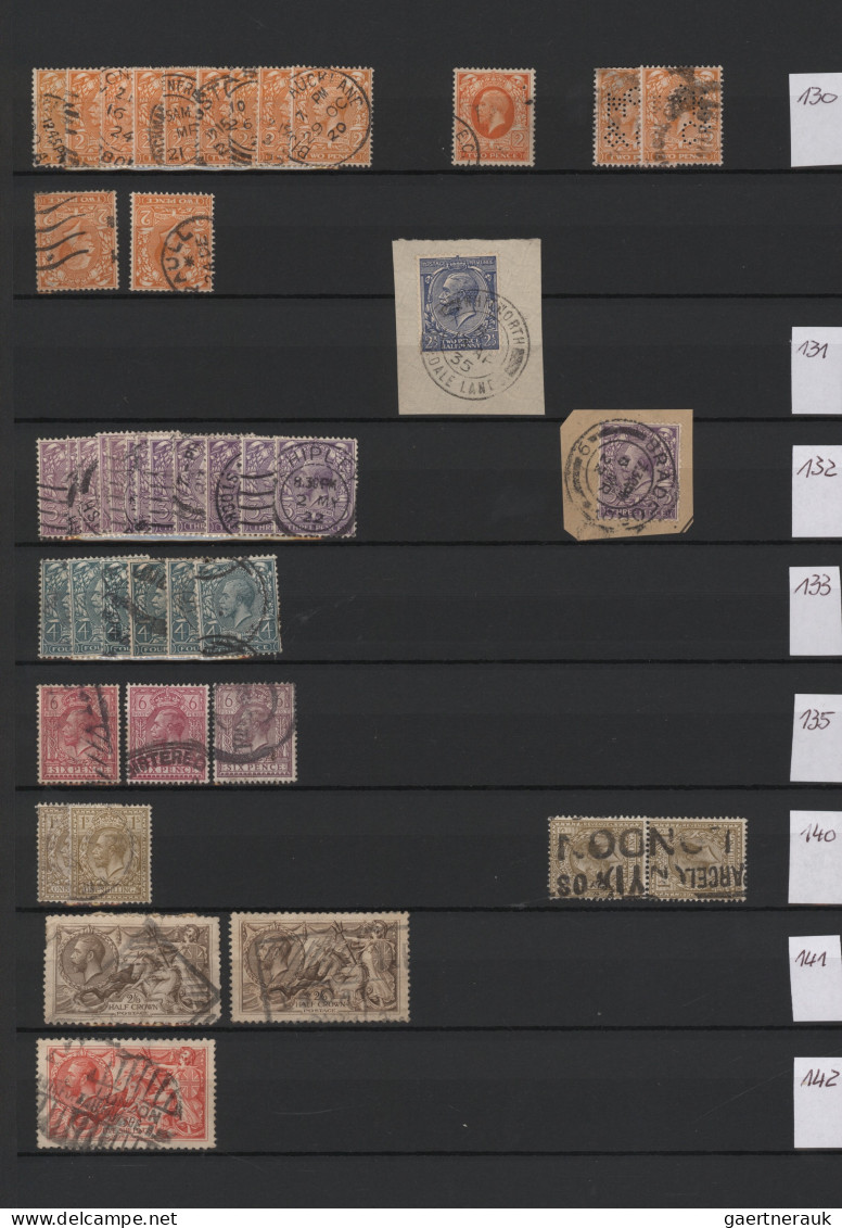 Great Britain: 1858/1973, Small Partial- And Duplicate Collection In Used Condit - Gebraucht