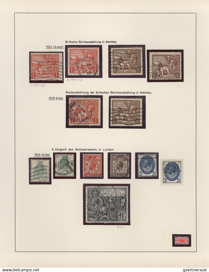 Great Britain: 1901/1960 Ca., Valuable And Almost Complete Collection With More - Brieven En Documenten