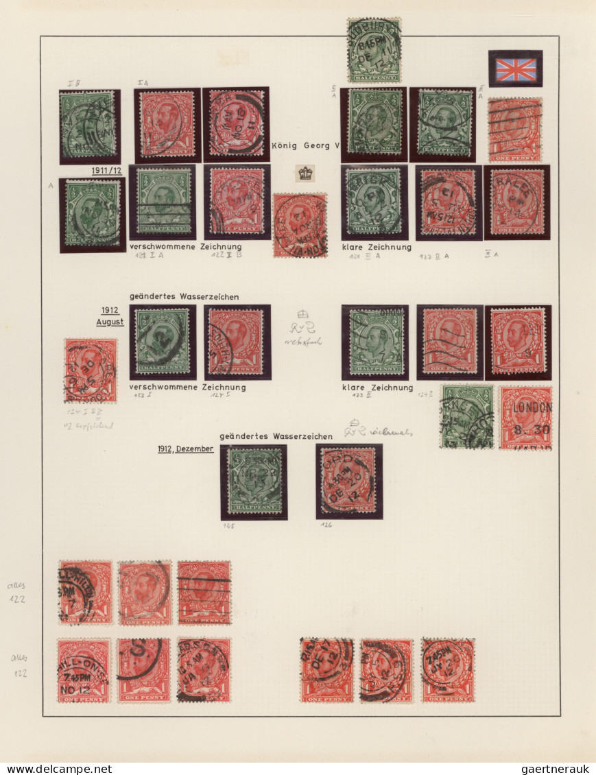 Great Britain: 1901/1960 ca., valuable and almost complete collection with more