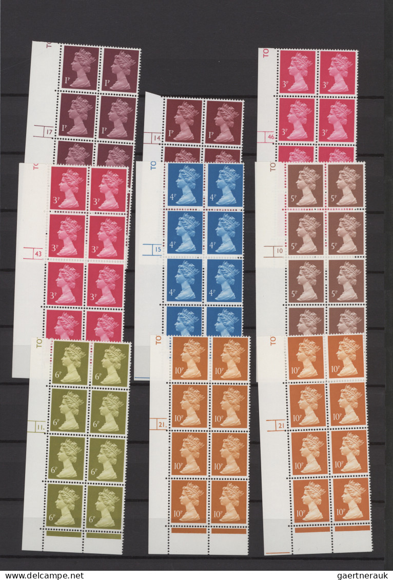 Great Britain - Machin: 1967/1995 (ca.), PRE-DECIMAL And DECIMAL MACHINS, Collec - Machins