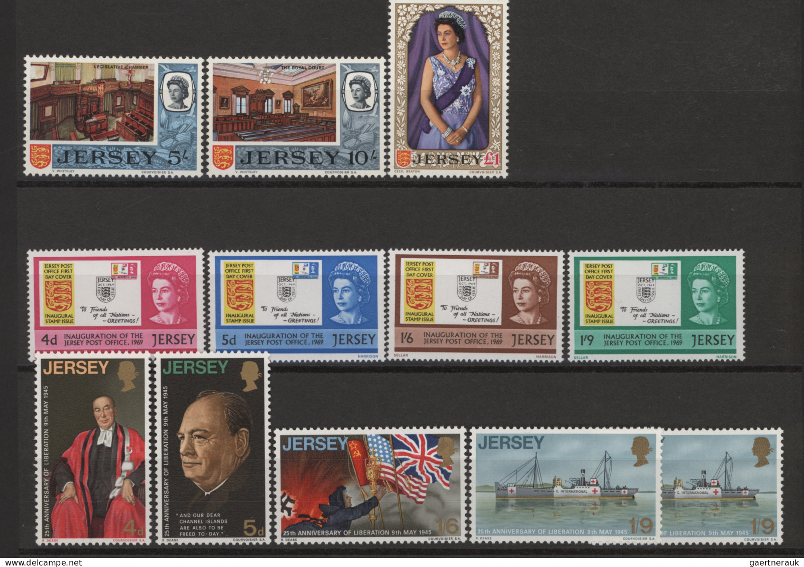 Chanel Islands: 1922/1985, Channel Islands And Ireland, MNH Accumulation On More - Sonstige