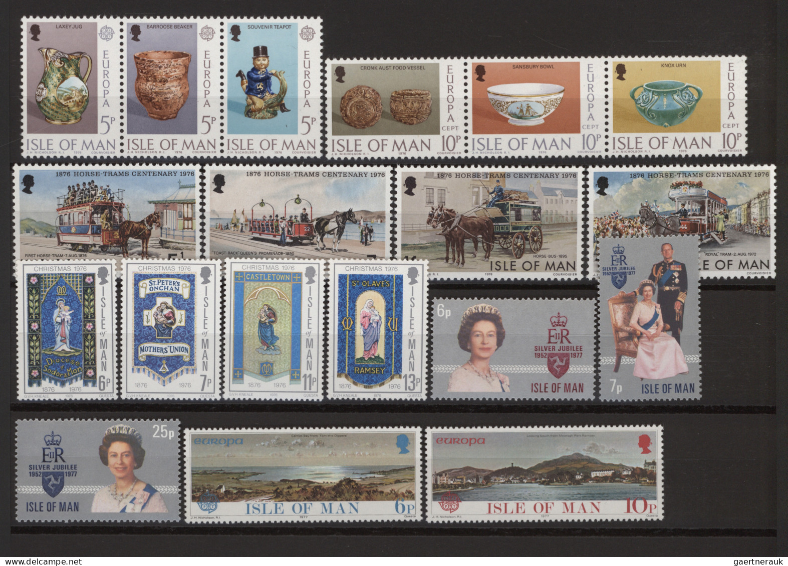 Chanel Islands: 1922/1985, Channel Islands And Ireland, MNH Accumulation On More - Altri