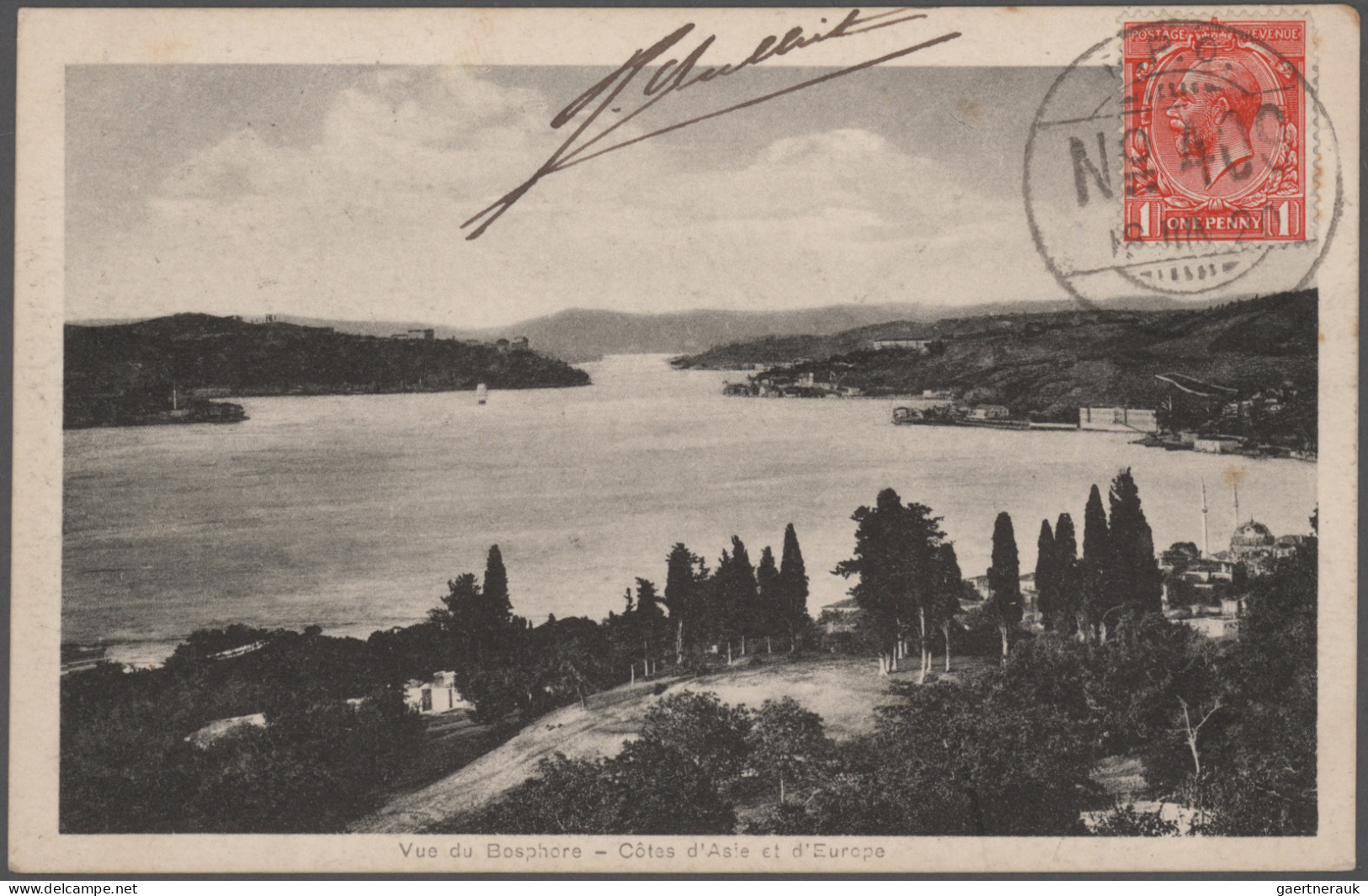 British Post In Turkey: 1919/1920, Six Military Covers And Postcards From Turkey - Other