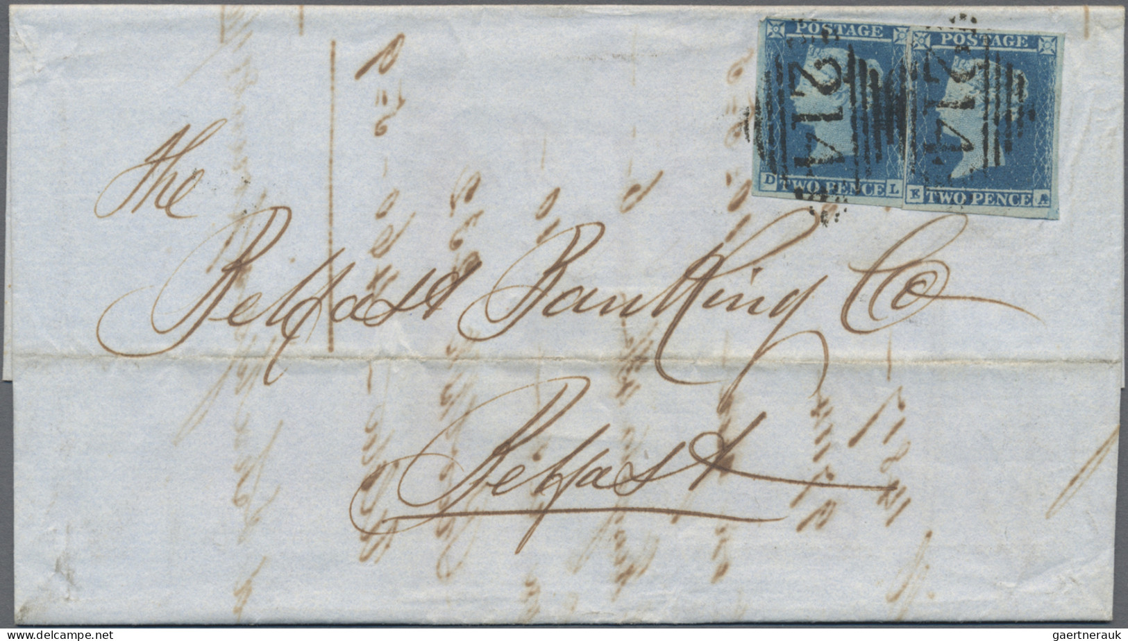 Ireland: 1740/1922 (ca.), balance of apprx. 70 entires, thereof approx. 50 stamp