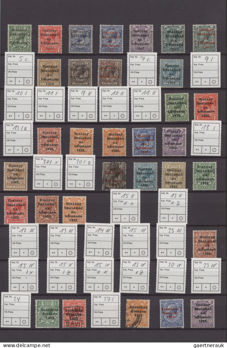 Ireland: 1922/2003 Collection Of Stamps, Souvenir Sheets, Miniature Sheets, Book - Usados