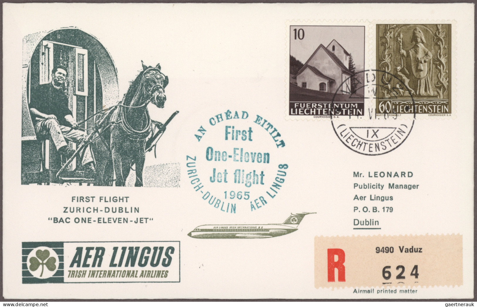 Ireland: 1956/2000's FIRST FLIGHTS: Collection Of 68 Covers Carried By First Fli - Cartas & Documentos