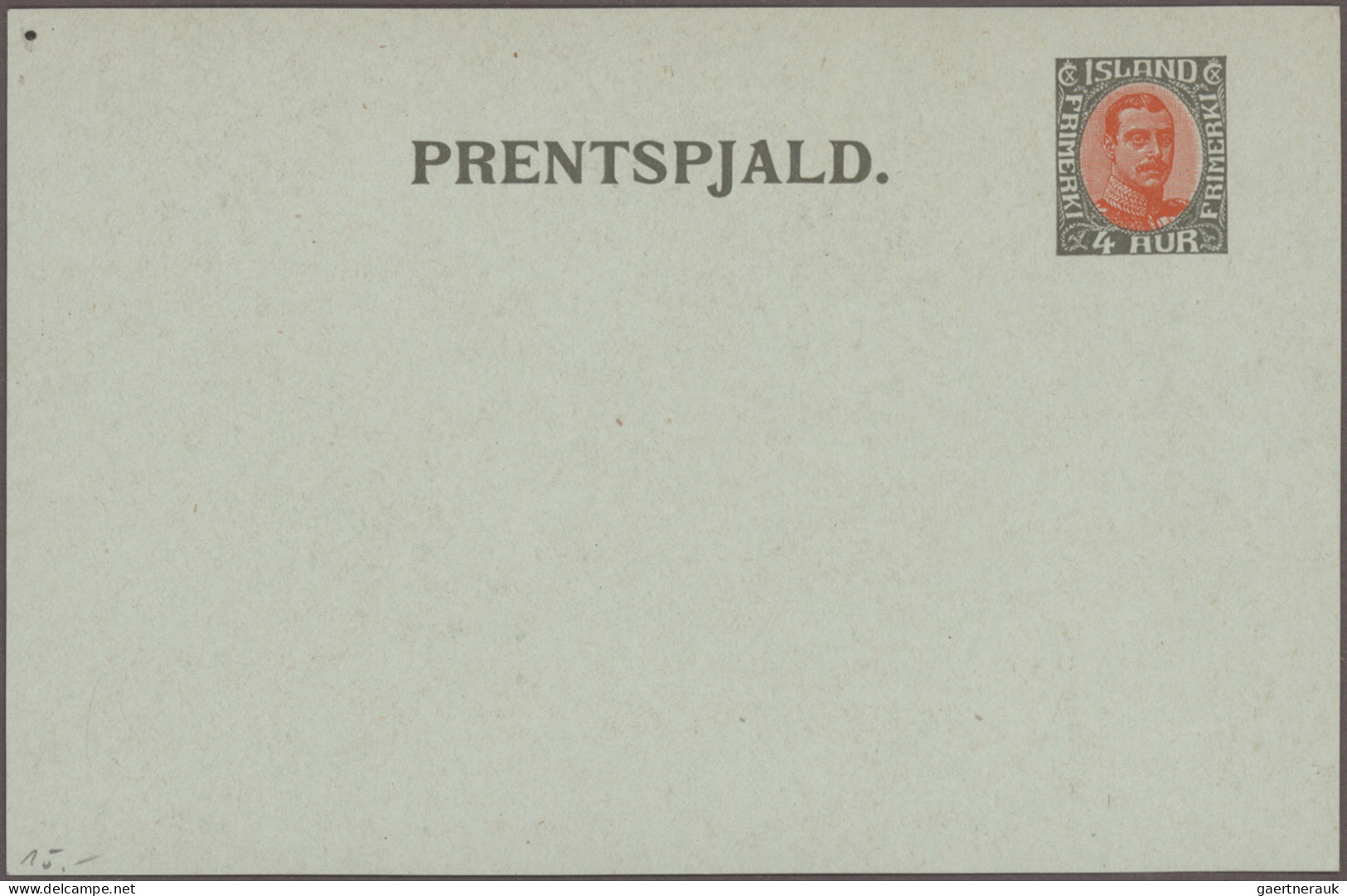 Iceland - Postal Stationery: 1879/1930, Lot Of 29 Stationeries (cards, Reply Car - Entiers Postaux