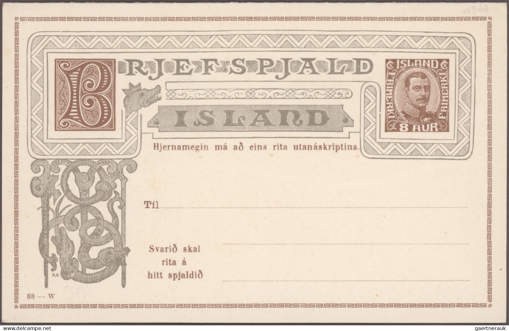 Iceland - Postal Stationery: 1879/1930, Lot Of 29 Stationeries (cards, Reply Car - Postwaardestukken