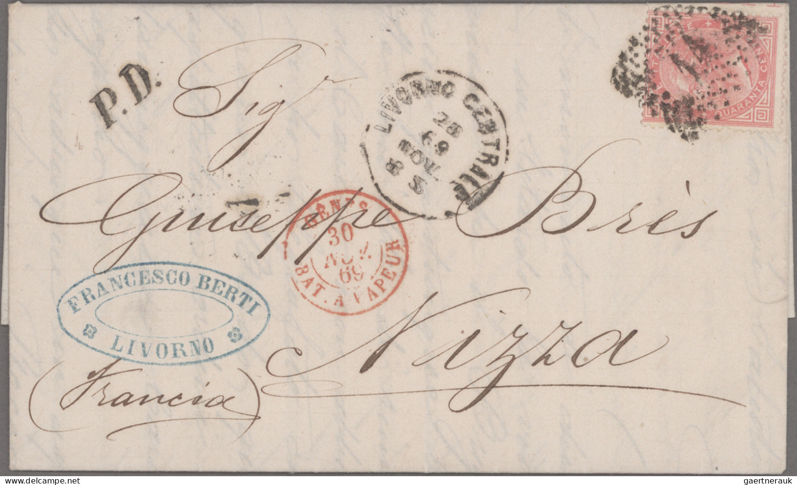 Italy: 1845/1945 (ca), Around 1000 Covers, Mostly Better, From All Periods, A Fe - Lotti E Collezioni