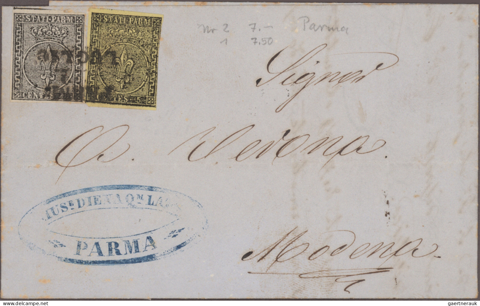 Italy: 1852/1960, collection of apprx. 120 covers/cards, usual postal wear, comp
