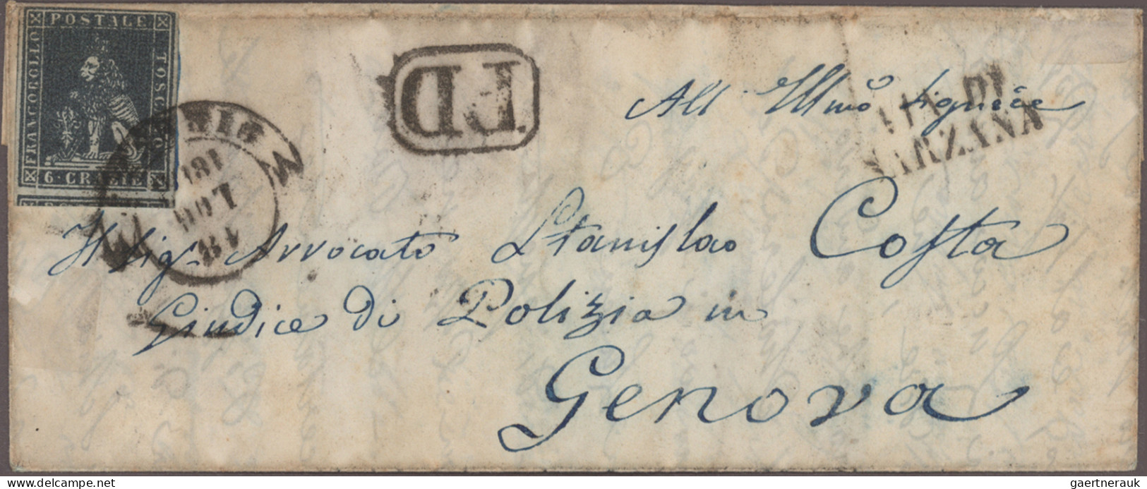 Italy: 1852/1960, collection of apprx. 120 covers/cards, usual postal wear, comp